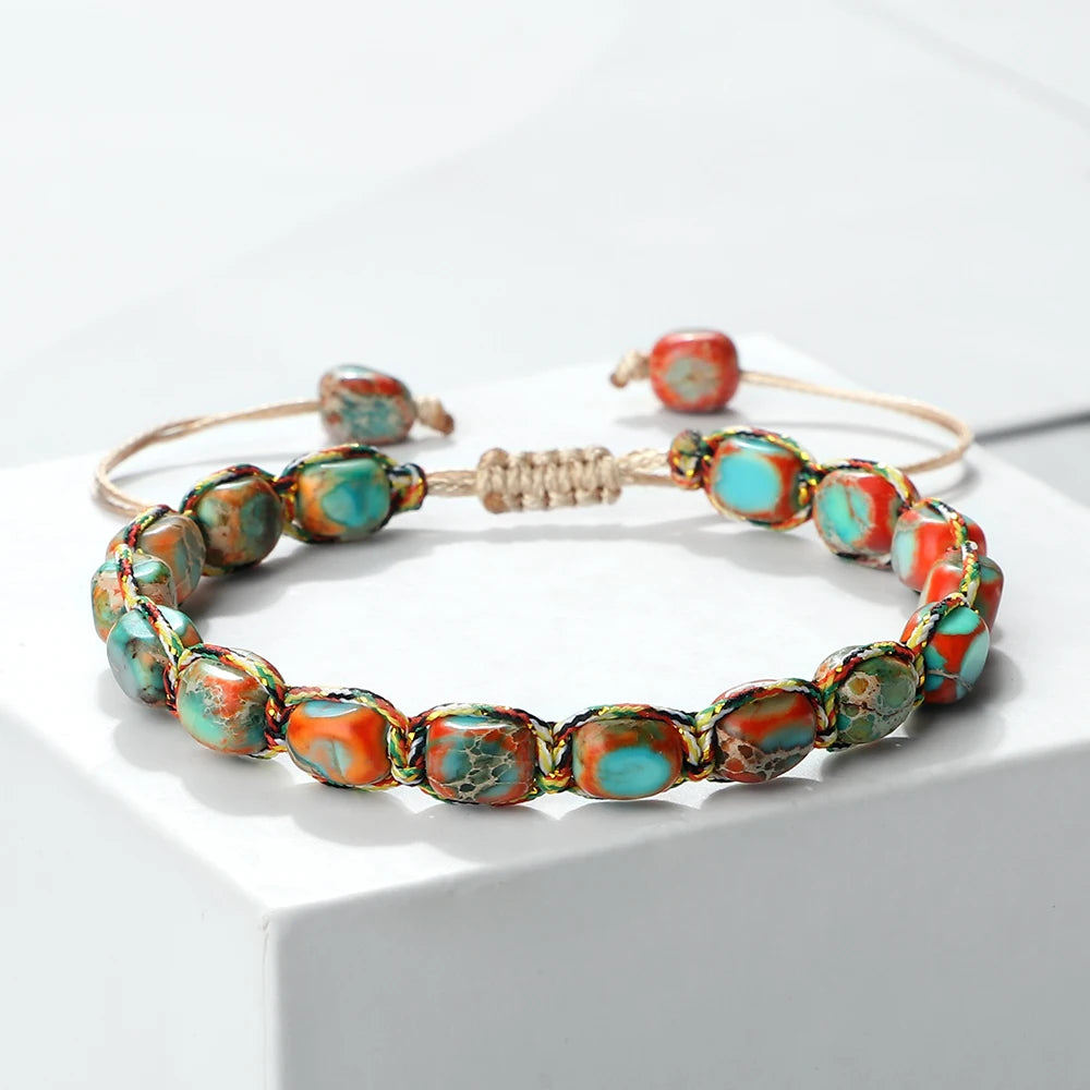 hand made stone bracelet