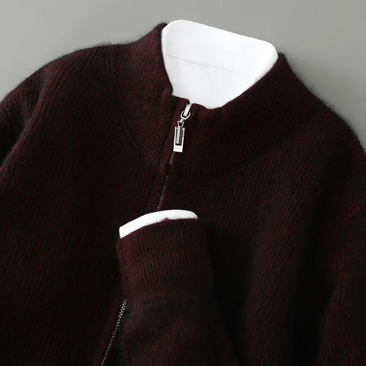 Arden Cashmere Zip Sweater