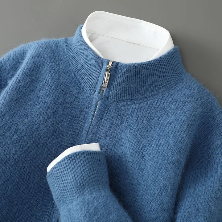 Arden Cashmere Zip Sweater