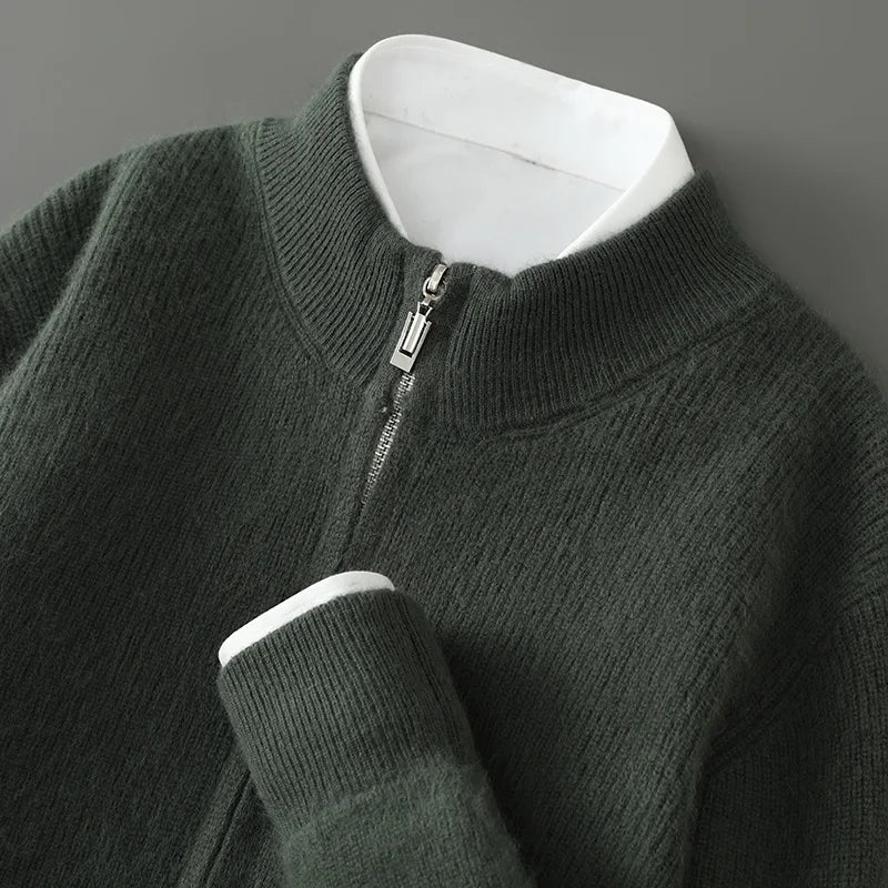 Arden Cashmere Zip Sweater