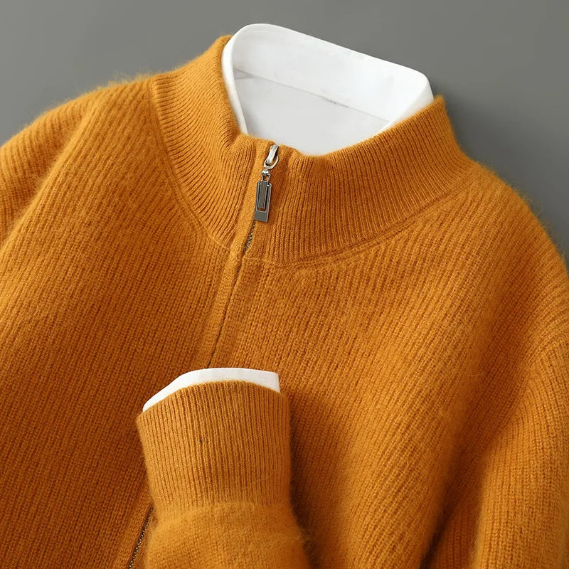 Arden Cashmere Zip Sweater