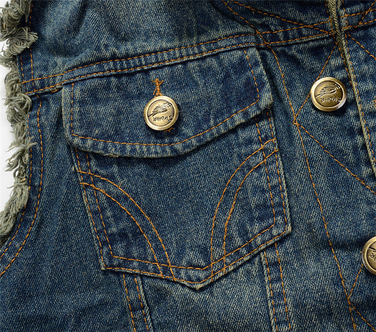 Bronco Jack Denim Vest