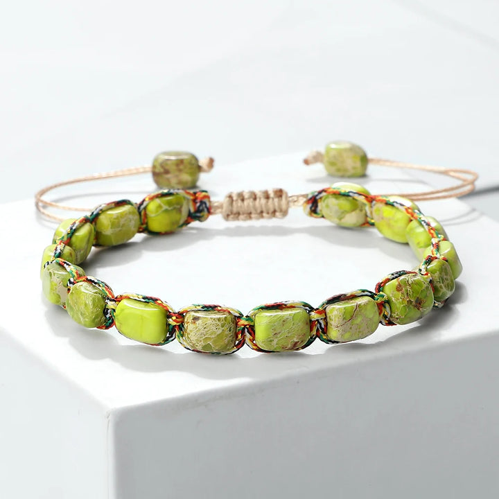 hand made stone bracelet