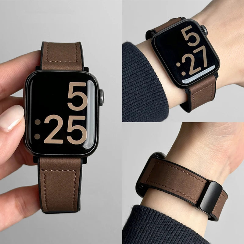 Horizon Leather Apple Watch Band