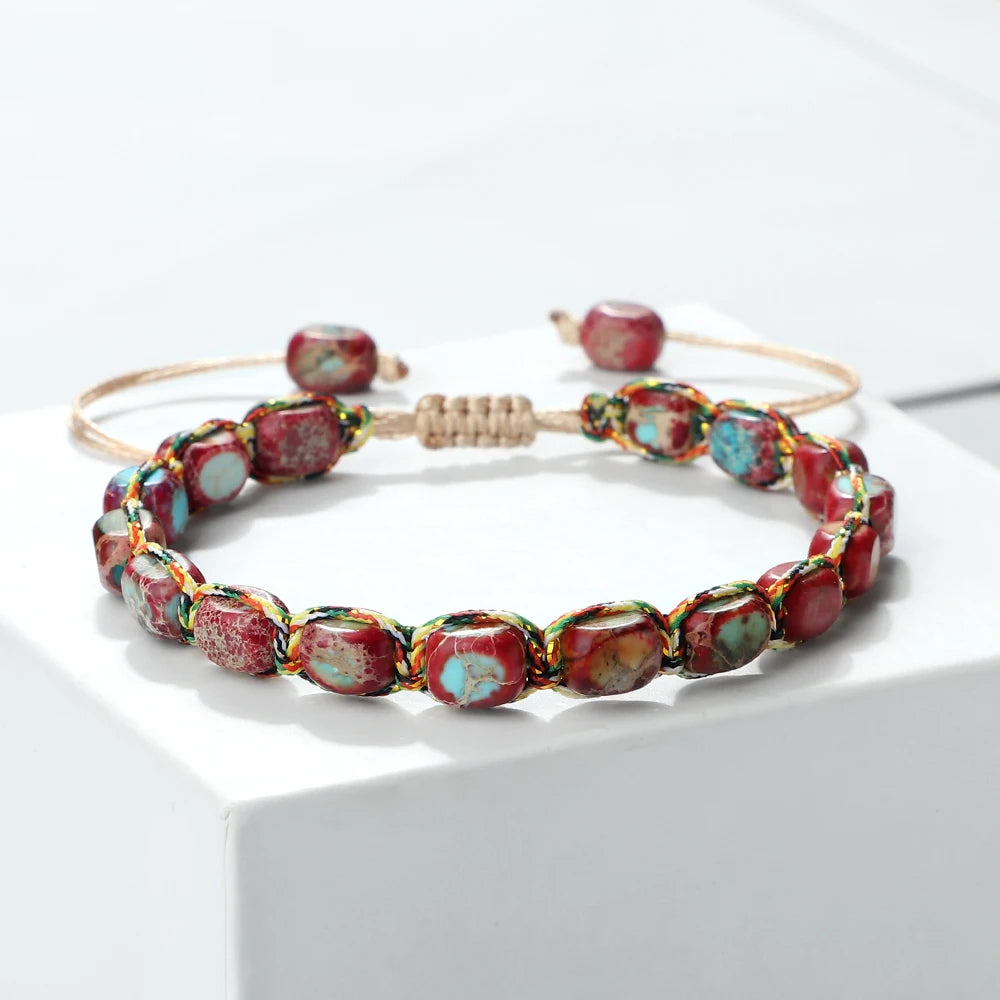 hand made stone bracelet