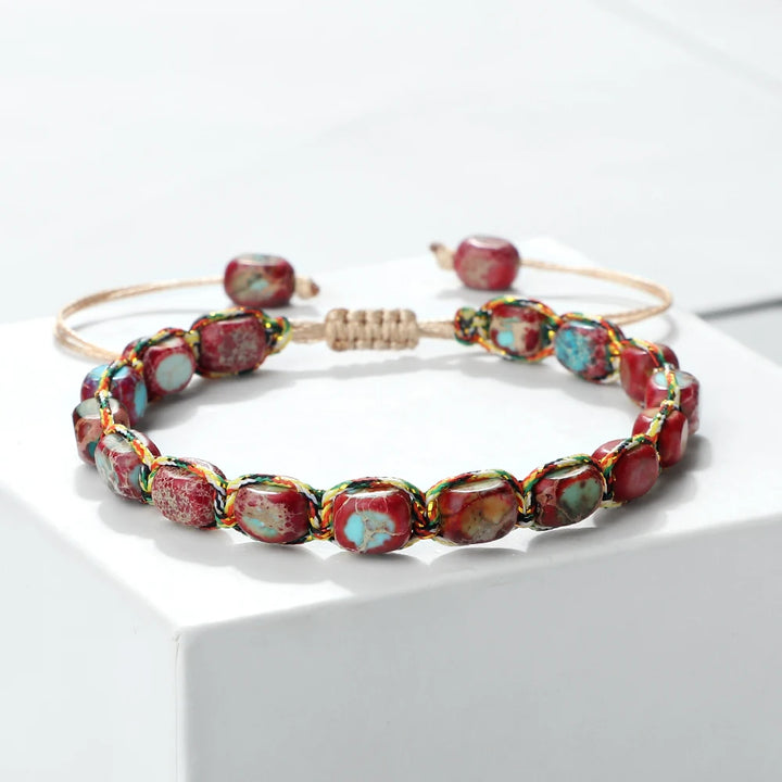 hand made stone bracelet