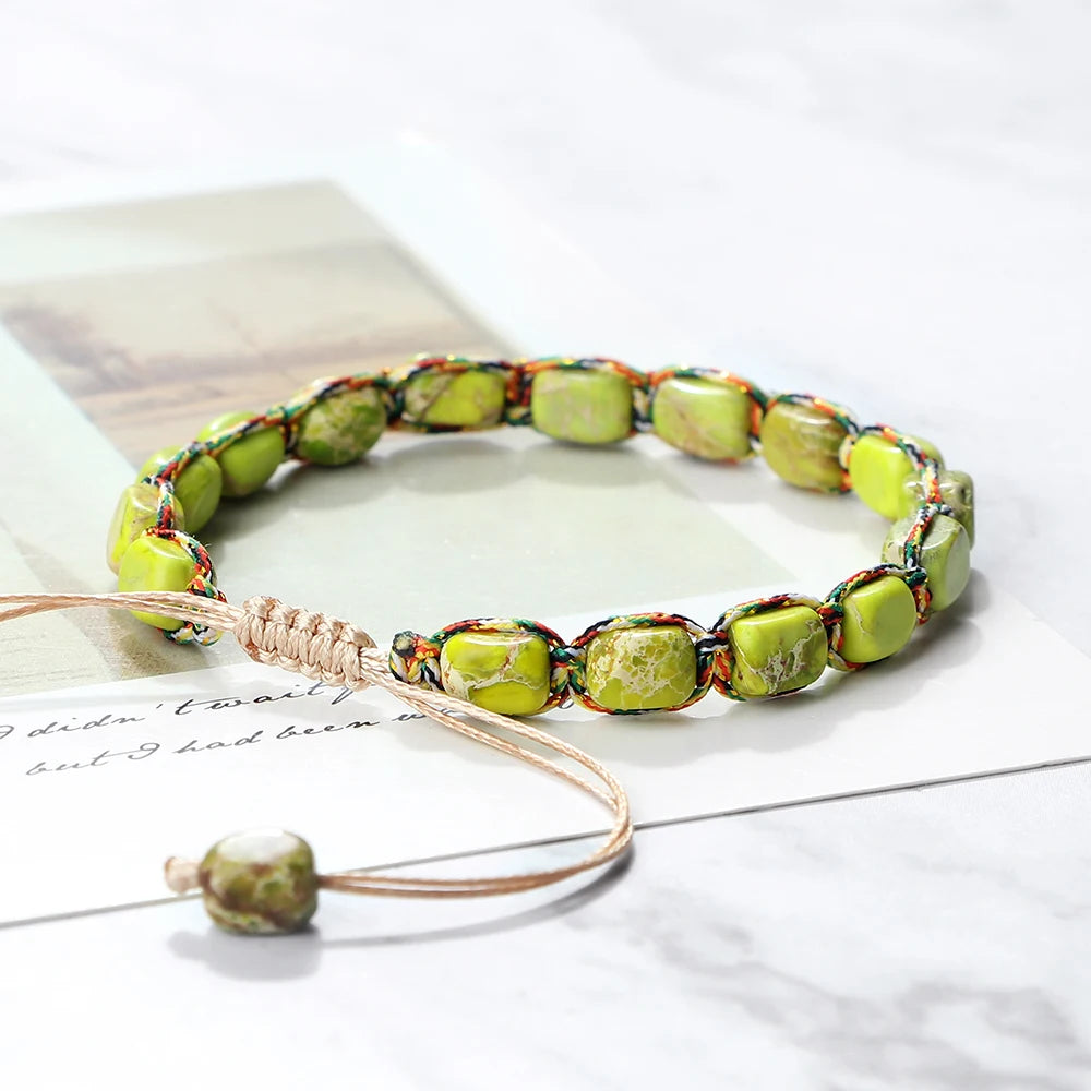 hand made stone bracelet