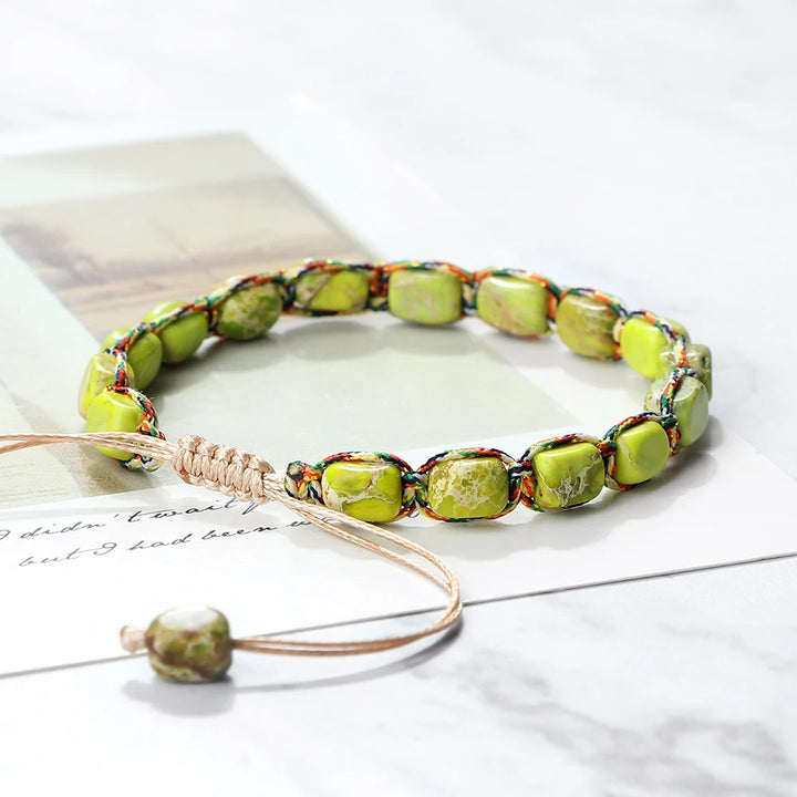 hand made stone bracelet