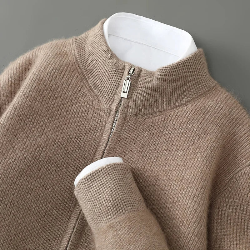 Arden Cashmere Zip Sweater