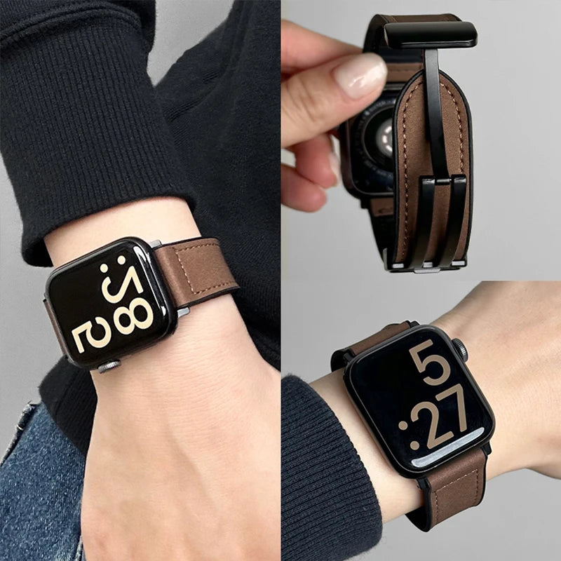 Horizon Leather Apple Watch Band