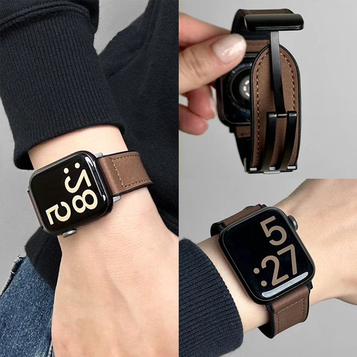 Horizon Leather Apple Watch Band
