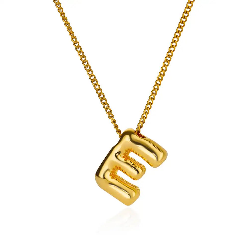 Charm Alphabetica Stainless Steel Necklace