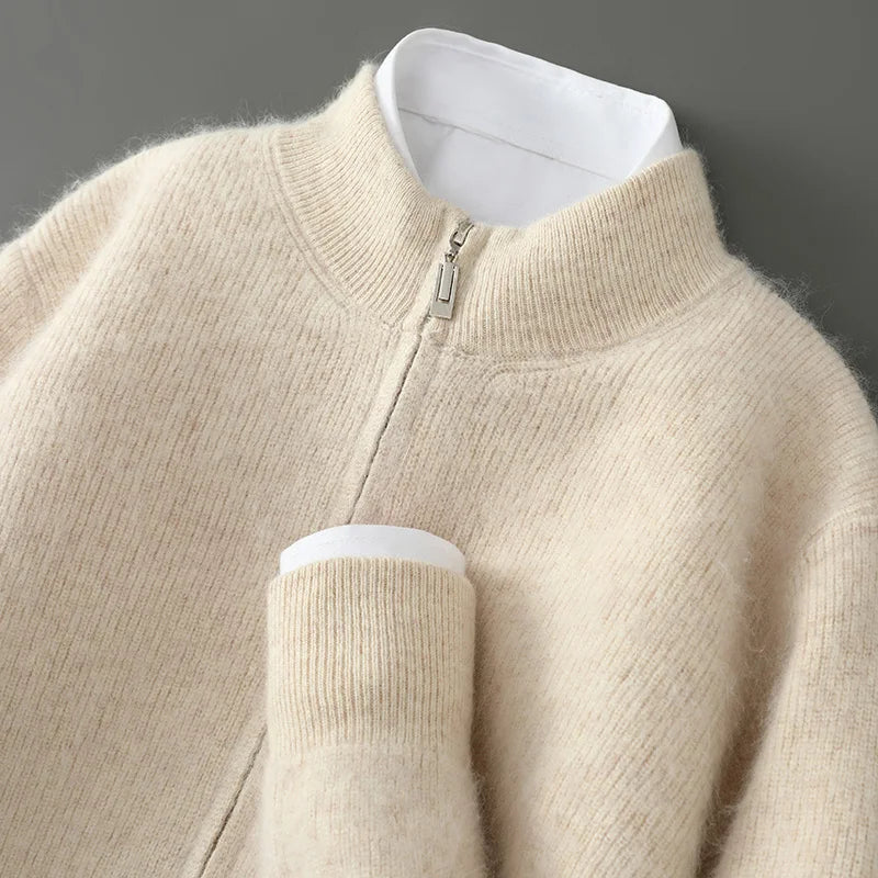 Arden Cashmere Zip Sweater