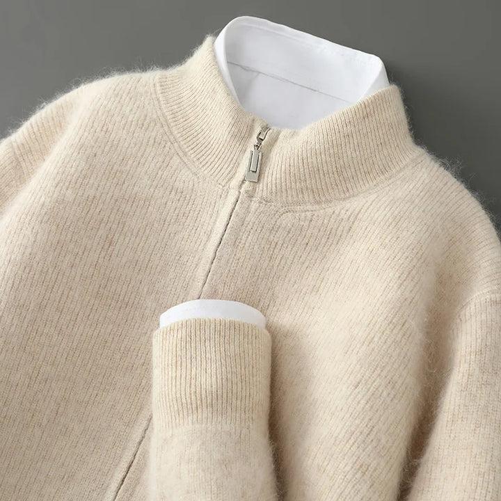 Arden Cashmere Zip Sweater