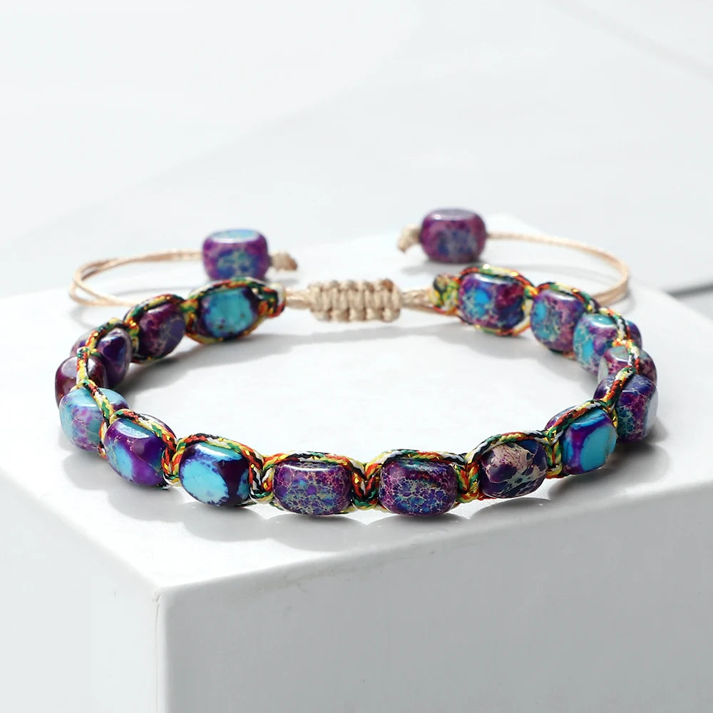 hand made stone bracelet